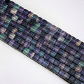 Rainbow Fluorite Cube Strands
